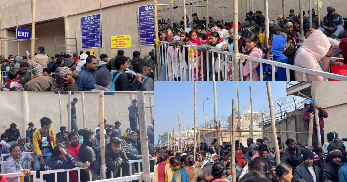 इंडिया-साउथ अफ्रीका वनडे मैच के लिए टिकट बिक्री शुरू, सोमवार देर रात से लगी लंबी लाइन, JSCA स्टेडियम में खुले 6 काउंटर