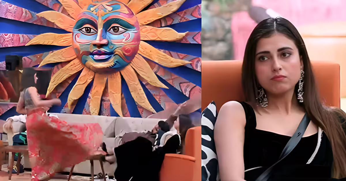 'बिग बॉस 19' में फिर मचा बवाल! मालती चाहर ने फरहाना भट्ट को मारी लात, जुबानी जंग ने हिलाया घर | bigg boss 19 malti chahar fight with farrhana bhatt verbal spat rocks the house