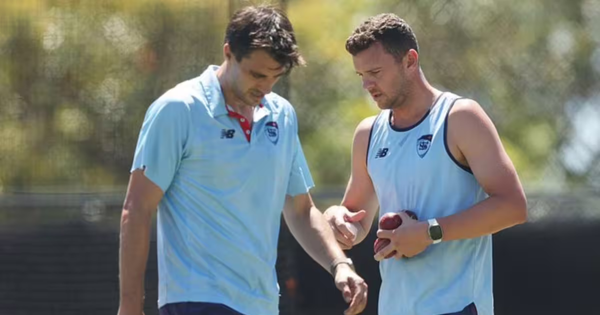 एशेज के दूसरे टेस्ट के लिए ऑस्ट्रेलिया ने स्क्वाड का किया ऐलान, कमिंस-हेजलवुड हुए बाहर | australia squad for second ashes 2025 26 pat cummins josh hazlewood ruled out