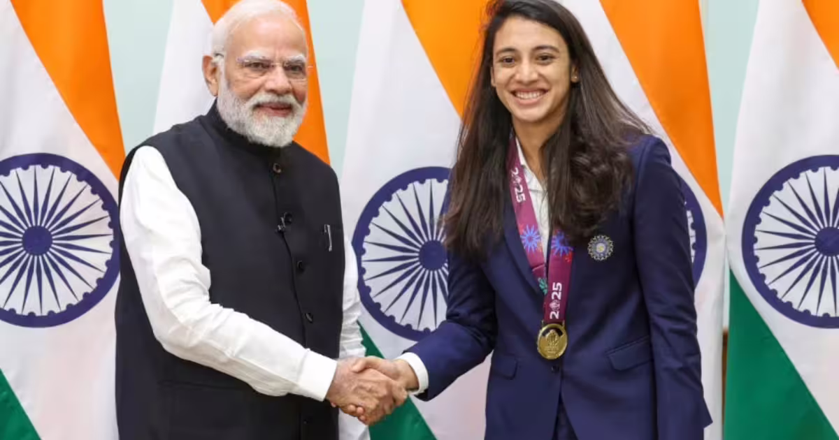 पीएम मोदी ने मंधाना को दी शुभकामनाएं, टीम इंडिया के साथी प्लेयर्स ने मनाया जश्न | PM Modi wishes Mandhana well Team India teammates celebrate