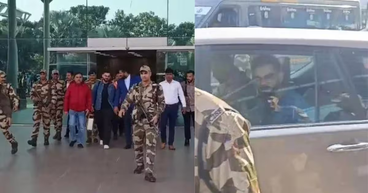 विराट कोहली वनडे मैच के लिए रांची पहुंचे, रोहित शर्मा शाम को आएंगे