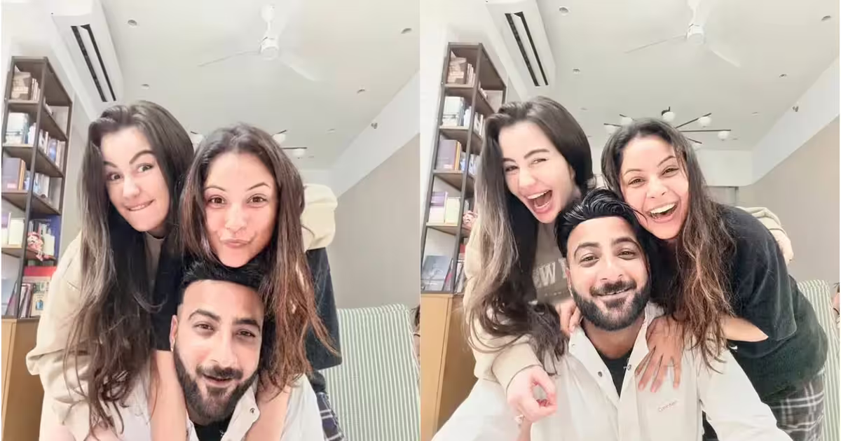 शहबाज बदेशा के बाहर होते ही शहनाज ने ऐसे किया भाई का स्वागत, किसे बताया बिग बॉस का विनर? | bigg boss 19 shehnaaz gill share photo with brother shehbaz badesha after eviction