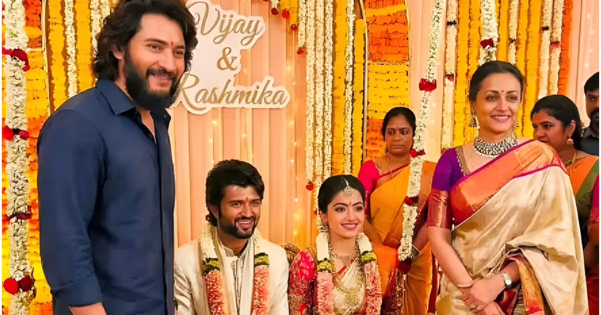 न्यू ईयर से पहले रश्मिका- विजय देवरकोंडा ने कर ली सीक्रेट मैरिज, वायरल फोटो ने मचाई सनसनी, जानें पूरा सच | Rashmika Mandanna Vijay Deverakonda Wedding Photos With Mahesh Babu Fact Check
