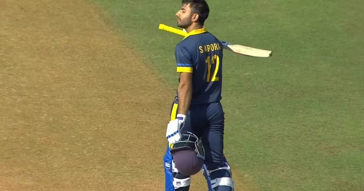 SMAT 2025: 23 साल के सलील अरोड़ा ने 39 गेंद में जड़ी तूफानी सेंचुरी, आईपीएल ऑक्शन से पहले दिखाया दम | Salil Arora hits century before IPL Auction 2026 in Syed Mushtaq Ali Trophy Elite 2025