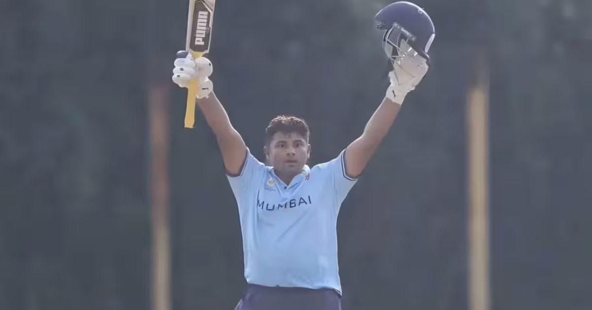 सरफराज खान ने एक बार फिर सेलेक्टर को दिया करारा जवाब, विजय हजारे ट्रॉफी में 56 गेंदों पर ठोका तूफानी शतक | sarfaraz khan hits 56 balls century in vijay hazare trophy 2025 scored 157 runs