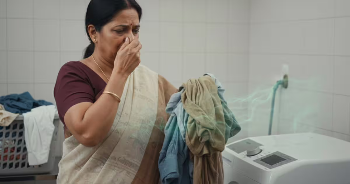 वॉशिंग मशीन ही फैला रही आपके कपड़ों में बदबू, जानें 5 छुपी हुई वजहें और ठीक करने का तरीका