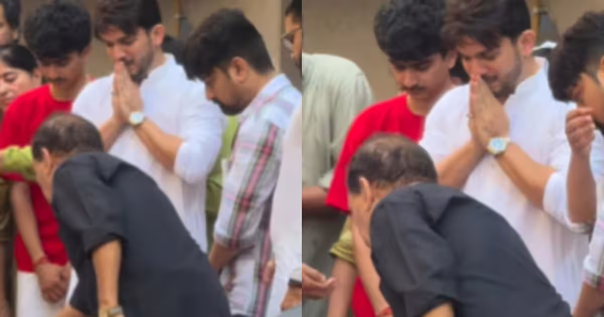 अर्जुन बिजलानी ससुर के अंतिम संस्कार में हुए भावुक, रो पड़े एक्टर; वायरल हुआ एक्टर का इमोशनल वीडियो | Arjun Bijlani Breaks Down At Father In Law Rakesh Chandra Swami Funeral In Mumbai Heartbreaking Video Surfaces